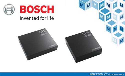 貿(mào)澤電子開(kāi)售博世BHI260AB與BHA260AB智能傳感器中樞，賦能新一代電子產(chǎn)品